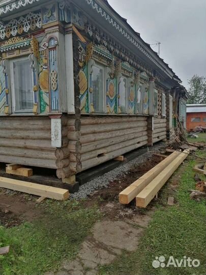Подъём, ремонт домов, бань