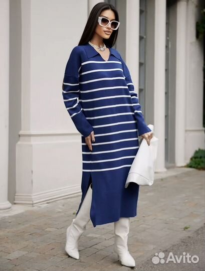 Платье трикотажное женское