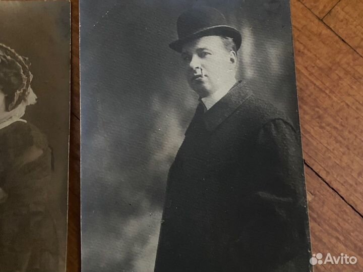 Открытки 1912 г. С актерами театра Соловцов
