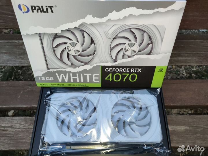 Видеокарта Palit RTX4070 Dual White новая,гарантия