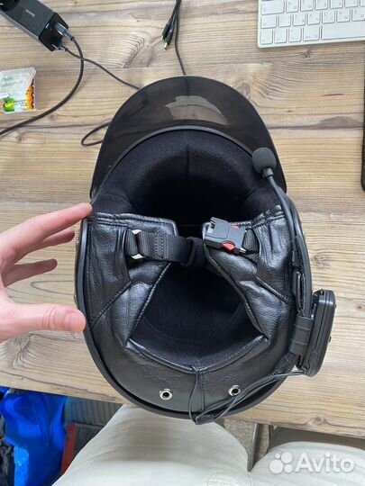 Мотошлем shoei с гарнитурой Scala Freecom 2