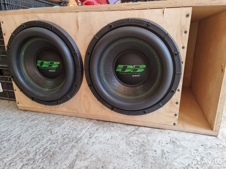 Сабвуфер 2х12 с коробом apocalypse DB-SA252 D2