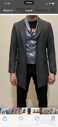 Стилизованный мужской костюм XX века