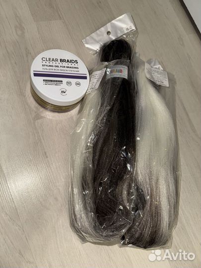 Канекалон для волос низкотемпер+гель для плетений