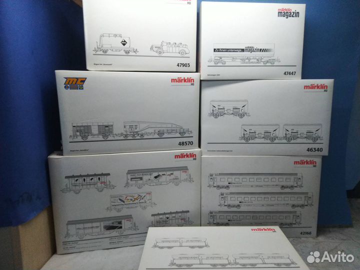 Вагоны, локомотивы железная дорога 1/87 marklin