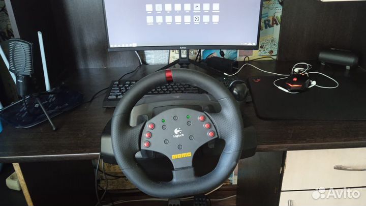 Руль logitech momo racing 900 градусов