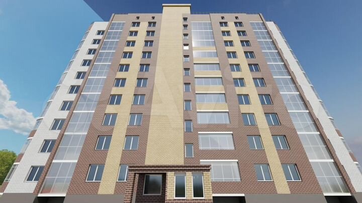 2-к. квартира, 59,6 м², 1/10 эт.