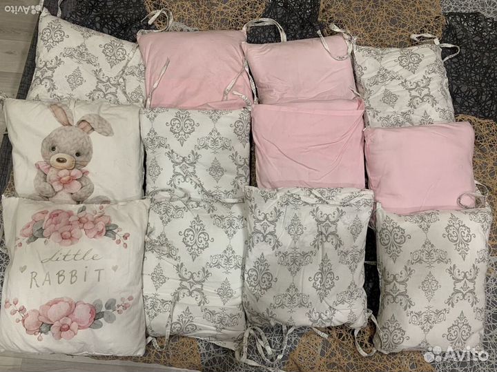 Бортики в детскую кроватку бу