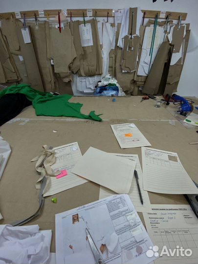 Разработка лекал и отшив образцов