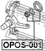 Подшипник opel frontera AB 92-04 кулак поворот.рем
