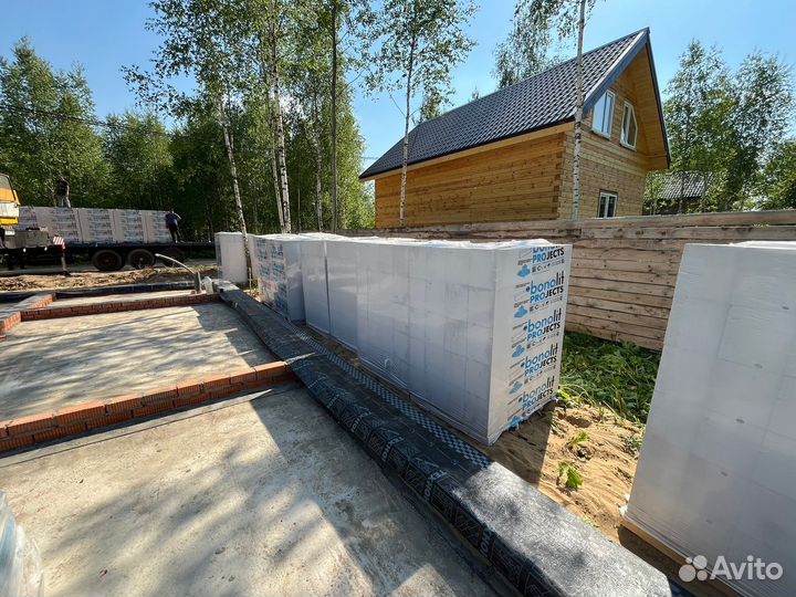 Газобетонные блоки перегородочные