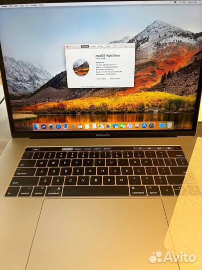 Macbook Pro 15 (2018), Space gray/Core i7