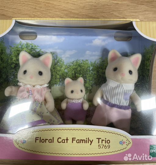 Sylvanian Families семья кошек