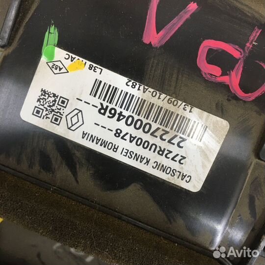 Корпус печки отопителя Renault megane 3