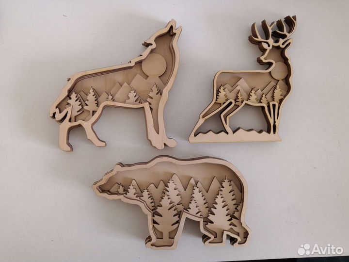 Многослойная раскраска-заготовка. Подарок ребёнку