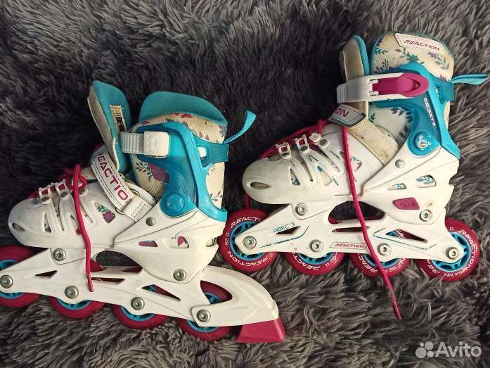 Ролики детские 28-31рр reaction galaxy3