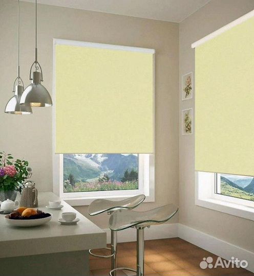 Шторы рулонные, жалюзи