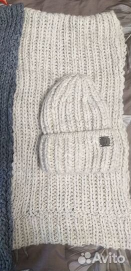 Комплект шапка и снуд женский новый