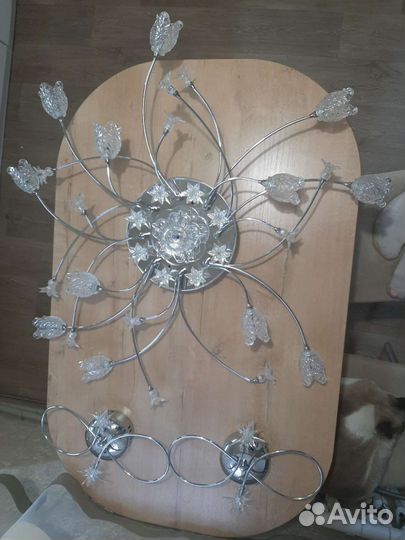 Люстра потолочная бу