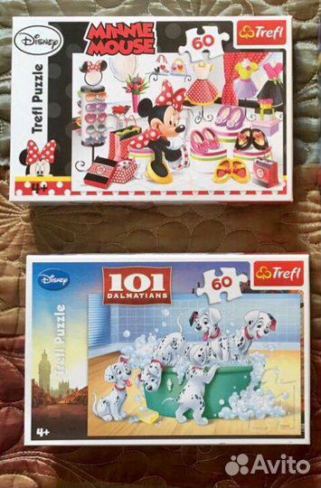 Пазлы Trefle и другие игры возраст 3+