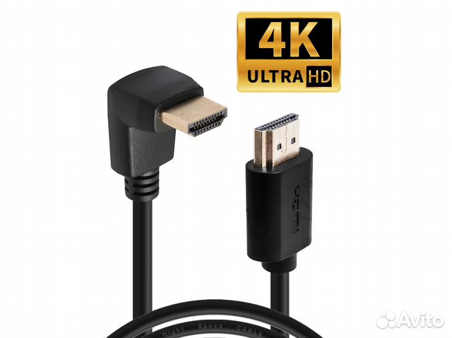 Г-образный кабель hdmi / 1.8m