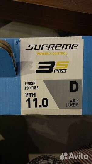 Коньки bauer supreme 3s pro