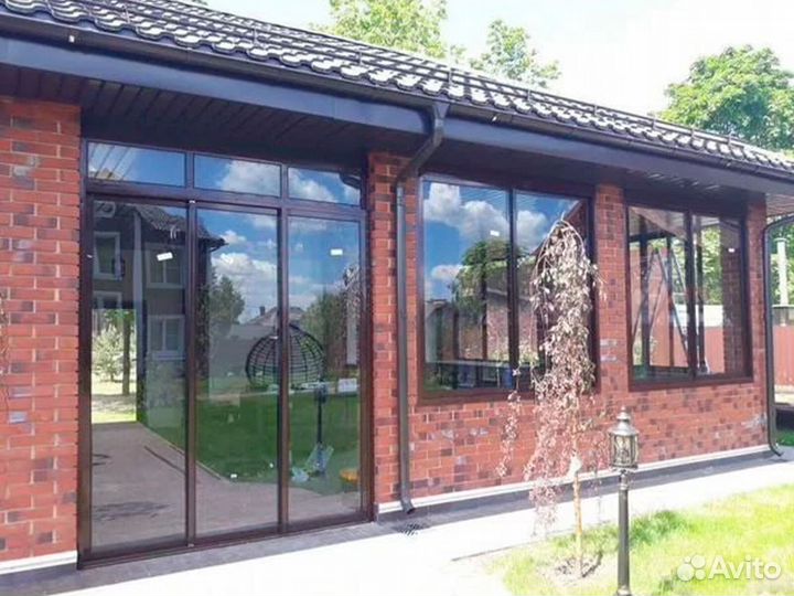 Раздвижные окна для веранды, беседки, террасы