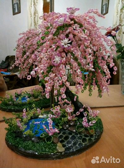 Сакура из бисера