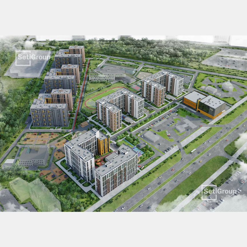 3-к. квартира, 88,1 м², 3/12 эт.