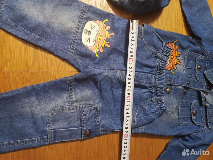 Джинсовый костюм детский