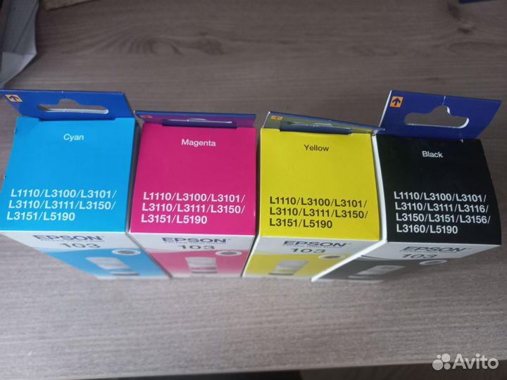 Чернила для принтера epson