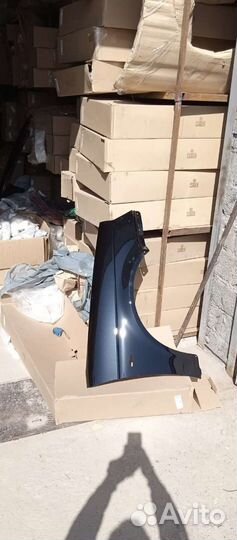 Крыло правое приора цвет сине-черный (космос) 665