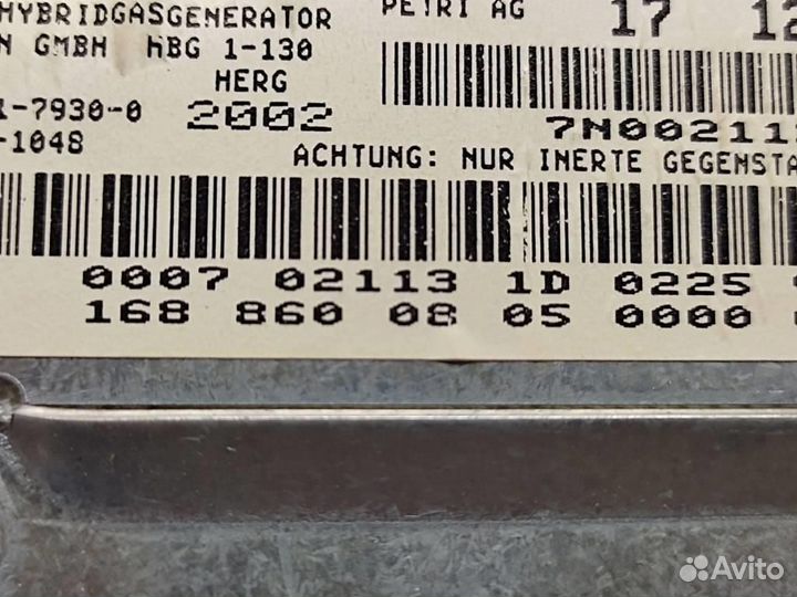 Подушка безопасности пасажирская Vaneo 414 vaneo