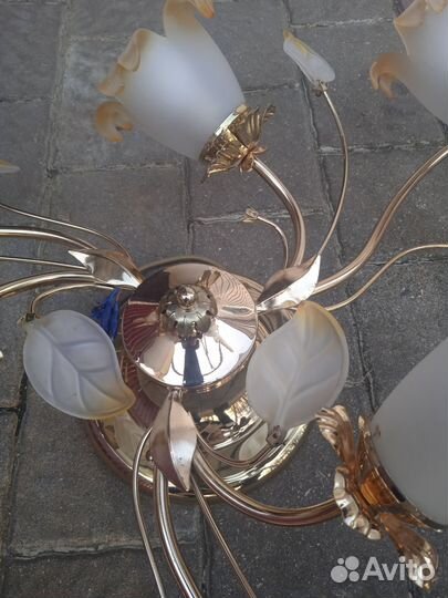 Люстра потолочная бу