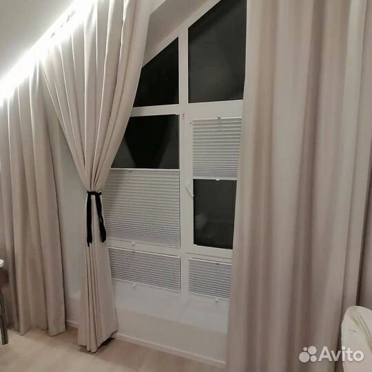 Римские шторы, шторы плиссе