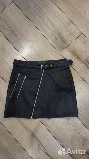 Кожаная юбка