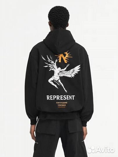 Оверсайз худи Represent