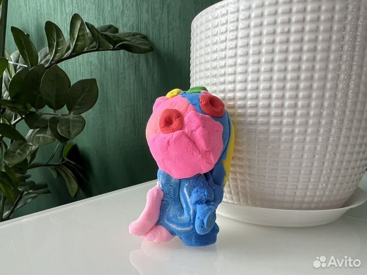 Пластилиновые фигурки. Кукла монстрик