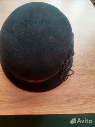 Шляпа женская черная