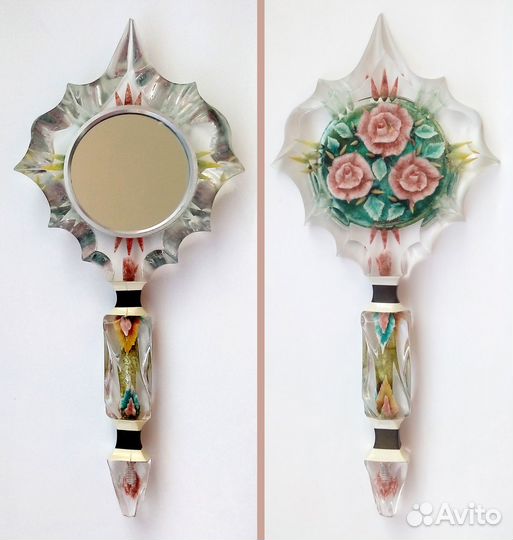 Зеркало ручное СССР, сделано в колонии