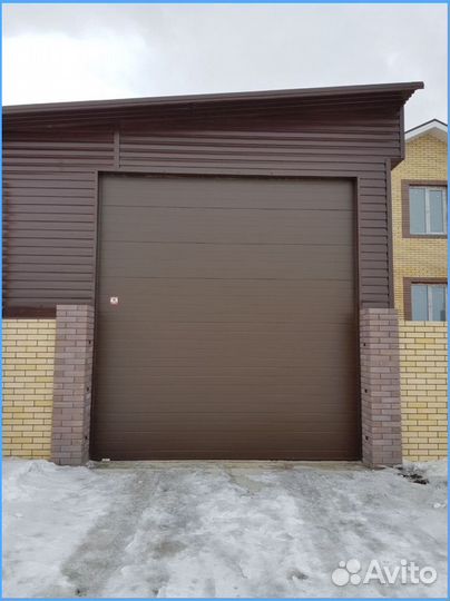 Автоматические секционные гаражные ворота