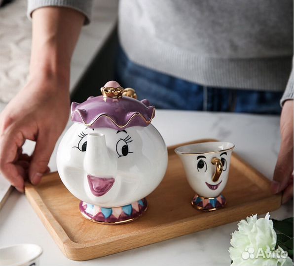 Чайный сервиз красавица и чудовище