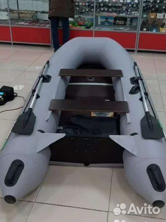 Лодка пвх Gladiator B330 светло/темно-серый