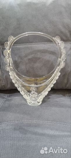 Конфетница - ваза хрустальная СССР