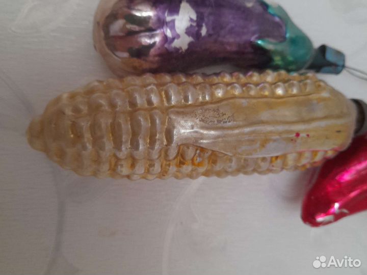 Елочная игрушка СССР кукуруза