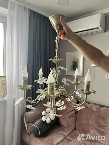 Люстра и 2 бра