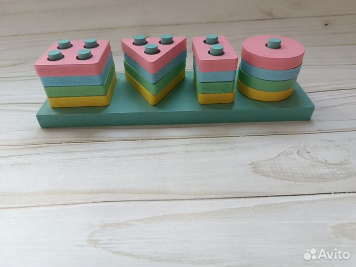 Бизиборд и сортер из дерева