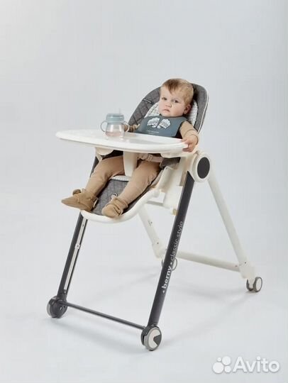 Детский стульчик для кормления happy baby