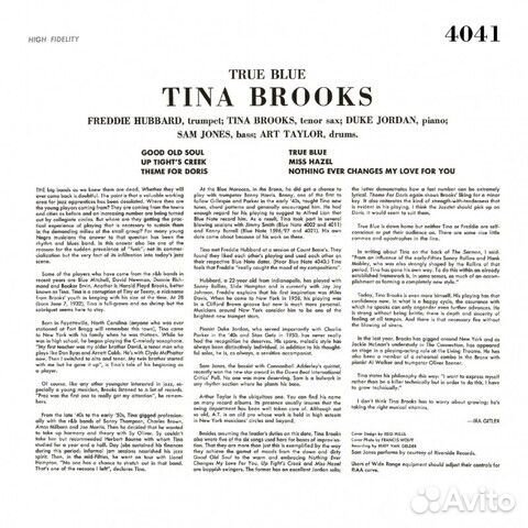Tina Brooks / True Blue (LP)
