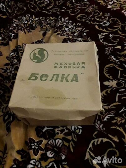 Шапка, воротник из песца женские